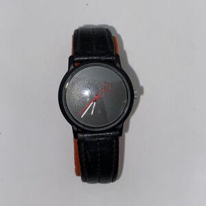 Timex T69 Women's Analog Leather‎ Band Water Resistant Black Wristwatch